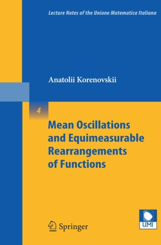 Mean Oscillations and Equimeasurable Rearrangements of Functions