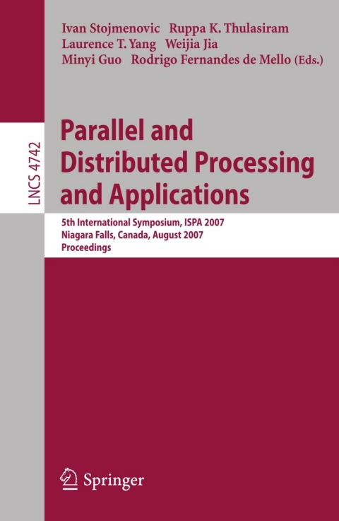 Cover image for book Parallel and Distributed Processing and Applications