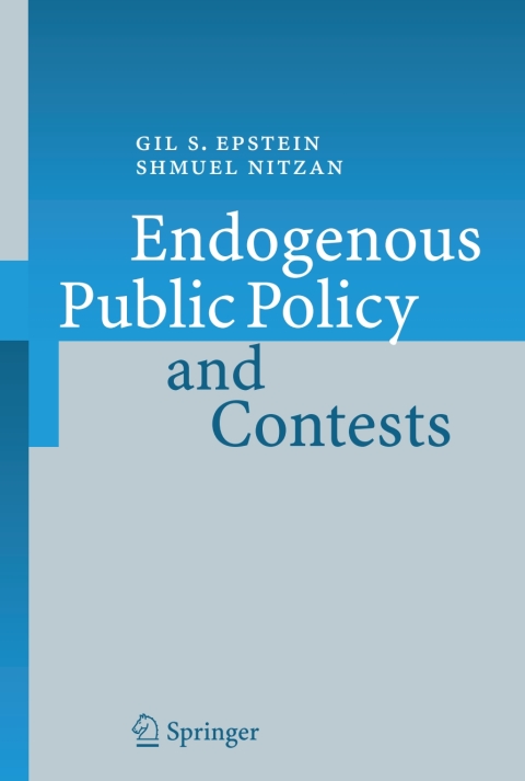 Cover image for book Endogenous Public Policy and Contests