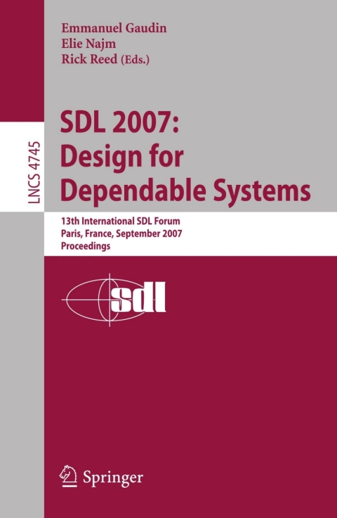 Cover image for book SDL 2007: Design for Dependable Systems