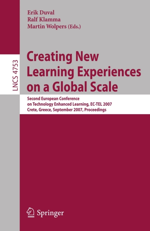 Cover image for book Creating New Learning Experiences on a Global Scale