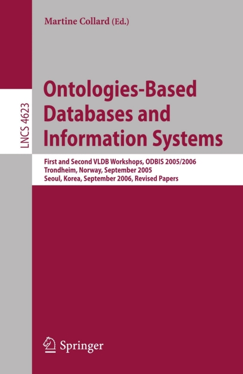 Cover image for book Ontologies-Based Databases and Information Systems