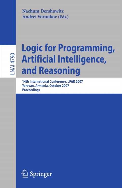 Cover image for book Logic for Programming, Artificial Intelligence, and Reasoning