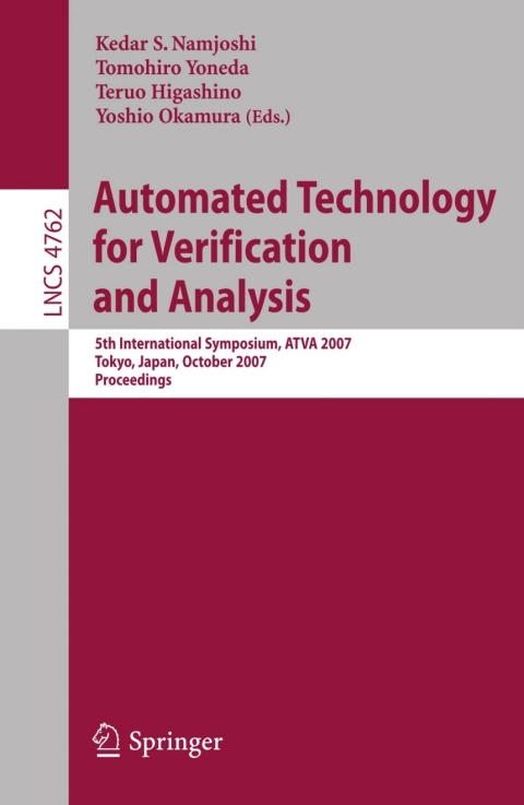 Cover image for book Automated Technology for Verification and Analysis