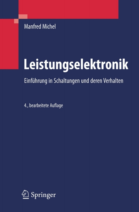 Cover image for book Leistungselektronik