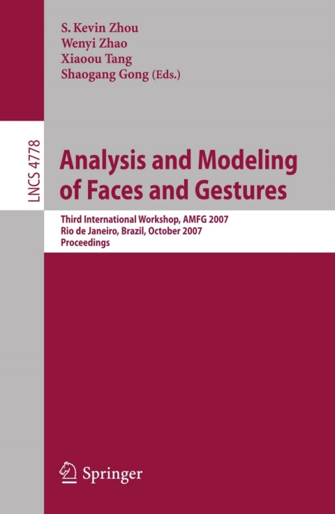 Cover image for book Analysis and Modeling of Faces and Gestures