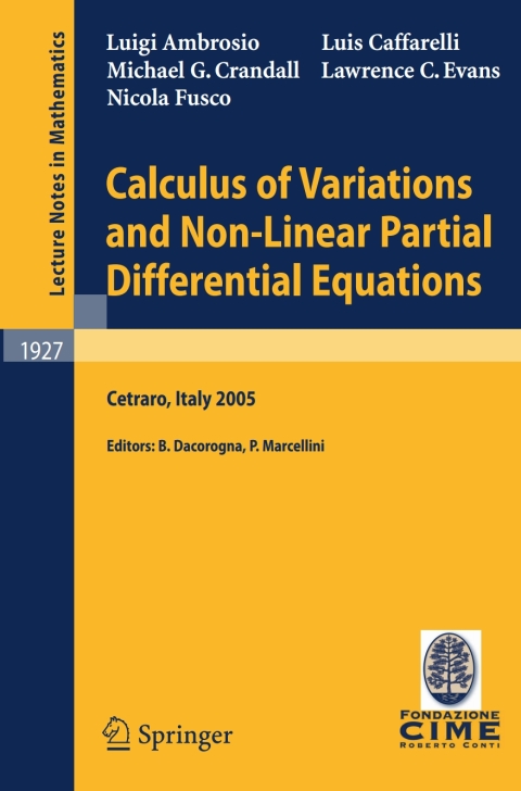 Calculus of Variations and Nonlinear Partial Differential Equations 