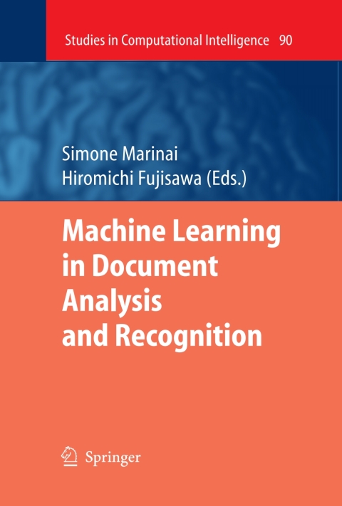 Cover image for book Machine Learning in Document Analysis and Recognition
