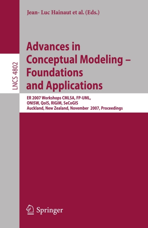 Cover image for book Advances in Conceptual Modeling - Foundations and Applications