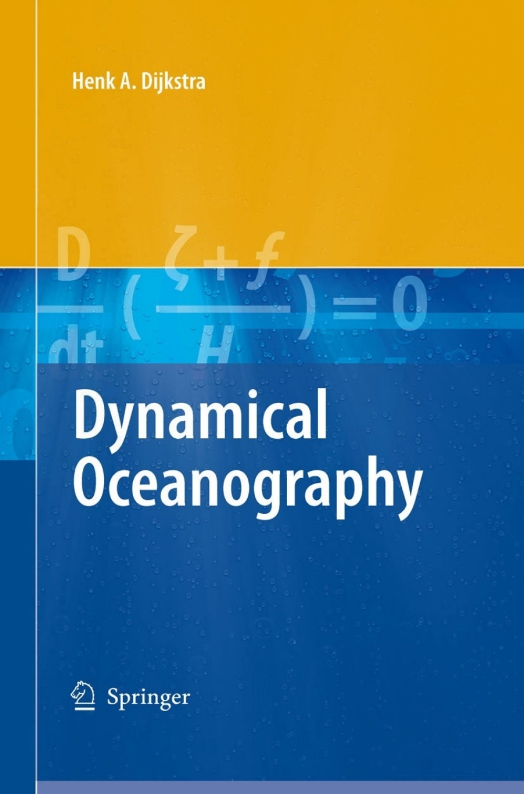 Dynamical Oceanography (eBook)