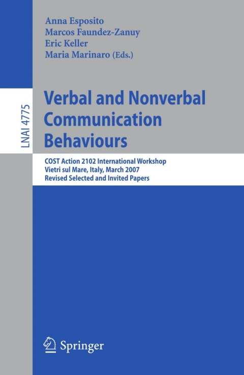 Cover image for book Verbal and Nonverbal Communication Behaviours