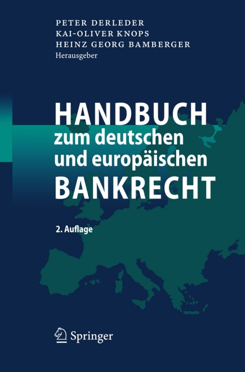 Cover image for book Handbuch zum deutschen und europäischen Bankrecht