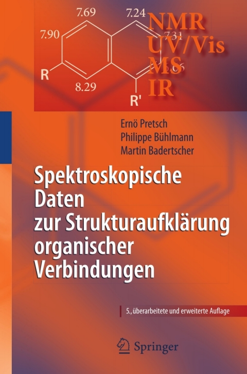 Cover image for book Spektroskopische Daten zur Strukturaufklärung organischer Verbindungen