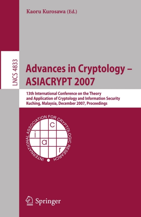 Cover image for book Advances in Cryptology – ASIACRYPT 2007
