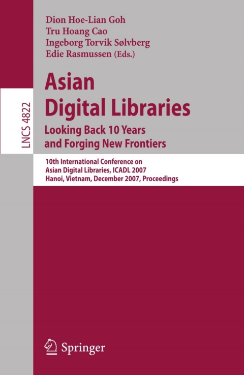 Cover image for book Asian Digital Libraries. Looking Back 10 Years and Forging New Frontiers