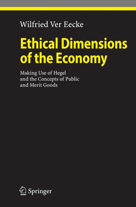 Cover image for book Ethical Dimensions of the Economy