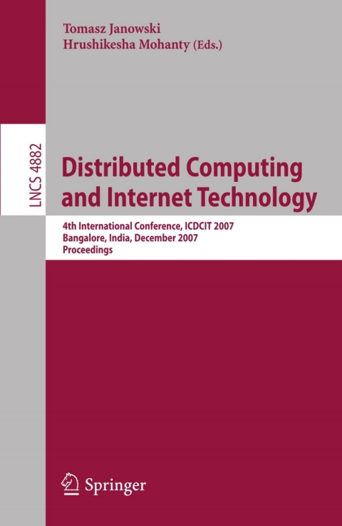 Cover image for book Distributed Computing and Internet Technology