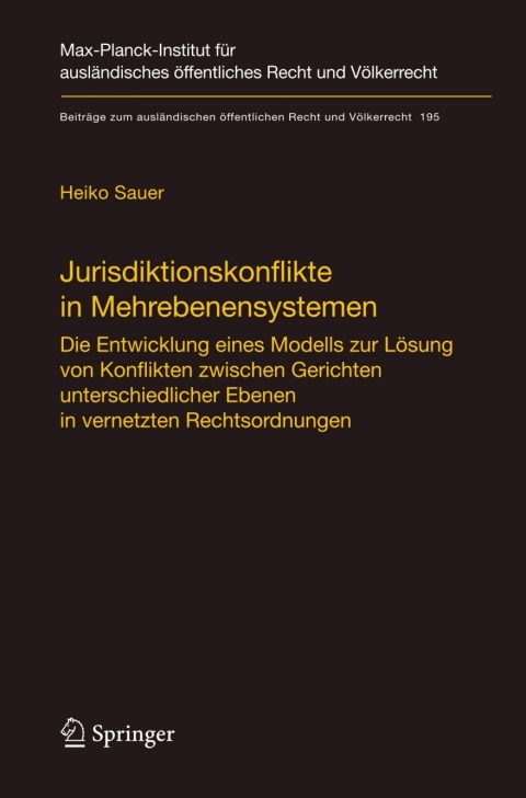 Cover image for book Jurisdiktionskonflikte in Mehrebenensystemen