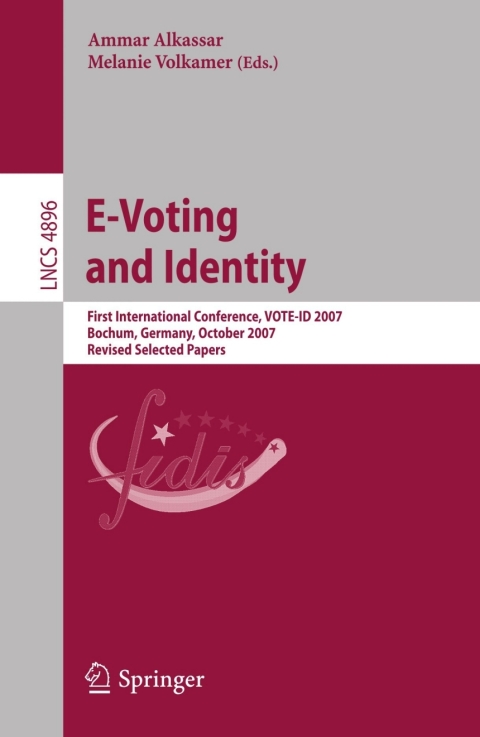 Cover image for book E-Voting and Identity