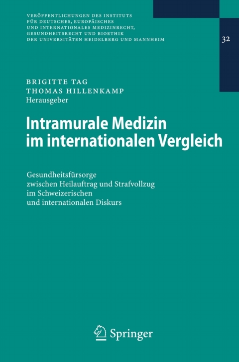 Cover image for book Intramurale Medizin im internationalen Vergleich