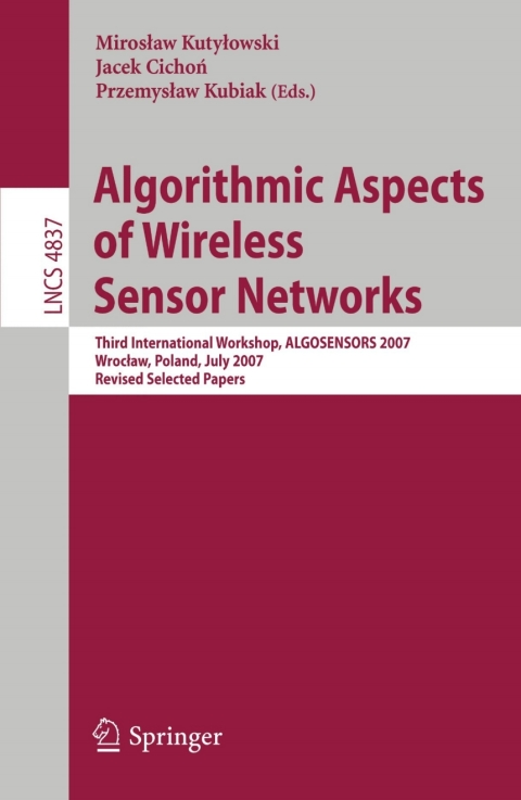 Cover image for book Algorithmic Aspects of Wireless Sensor Networks