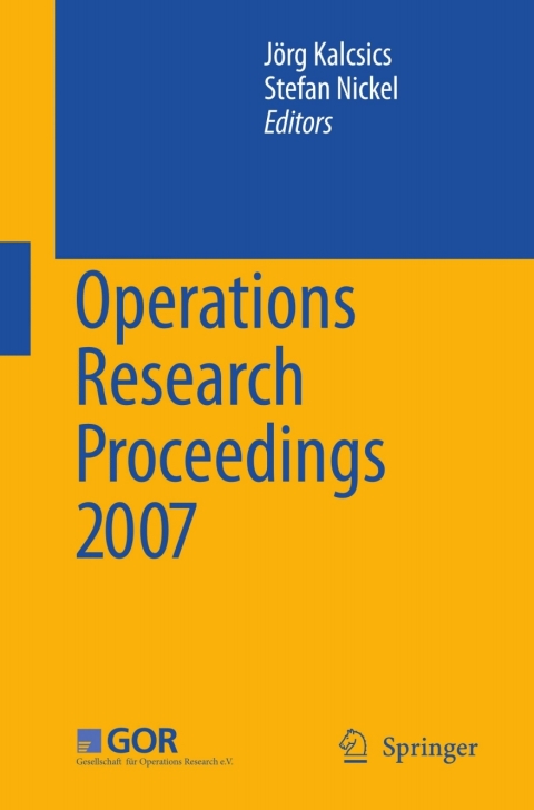 Cover image for book Operations Research Proceedings 2007