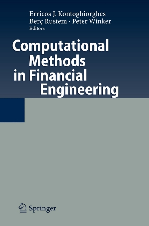 Cover image for book Computational Methods in Financial Engineering