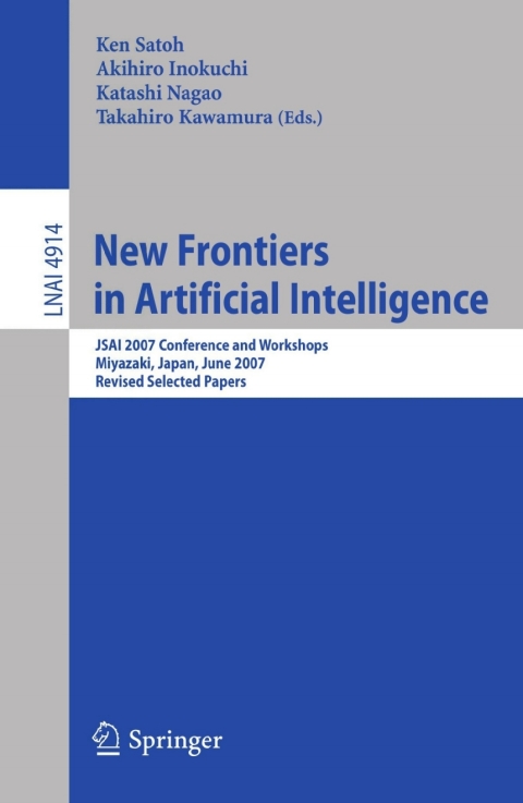 Cover image for book New Frontiers in Artificial Intelligence