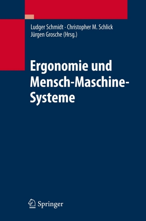 Cover image for book Ergonomie und Mensch-Maschine-Systeme