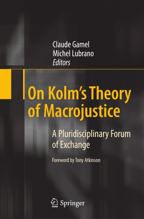 Cover image for book On Kolm's Theory of Macrojustice