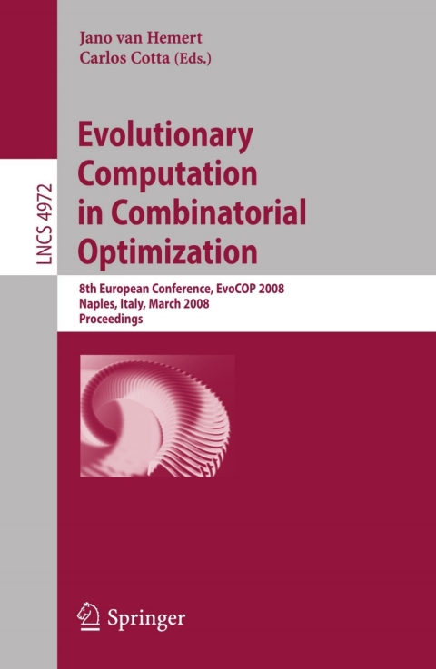 Cover image for book Evolutionary Computation in Combinatorial Optimization