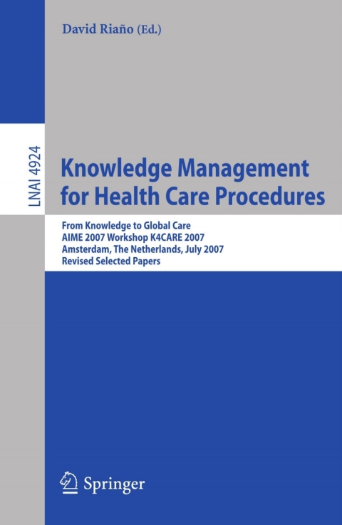 Cover image for book Knowledge Management for Health Care Procedures