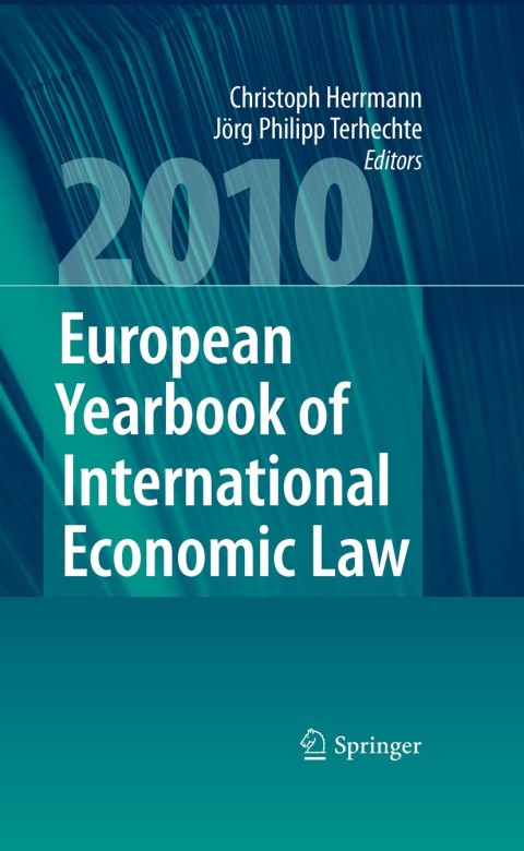 Cover image for book European Yearbook of International Economic Law 2010