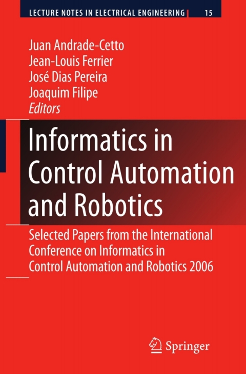 Cover image for book Informatics in Control Automation and Robotics