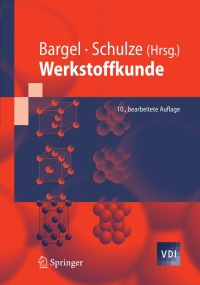 Cover image: Werkstoffkunde 10th edition 9783540792963