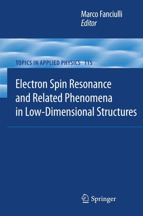 Cover image for book Electron Spin Resonance and Related Phenomena in Low-Dimensional Structures