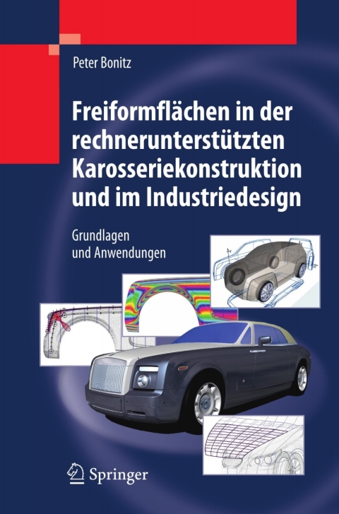 Cover image for book Freiformflächen in der rechnerunterstützten Karosseriekonstruktion und im Industriedesign