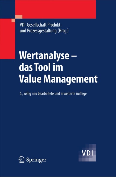 Cover image for book Wertanalyse - das Tool im Value Management
