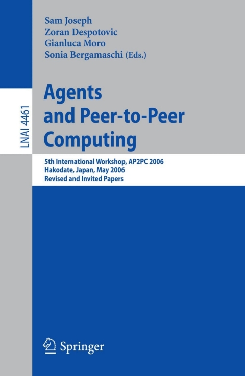 Cover image for book Agents and Peer-to-Peer Computing