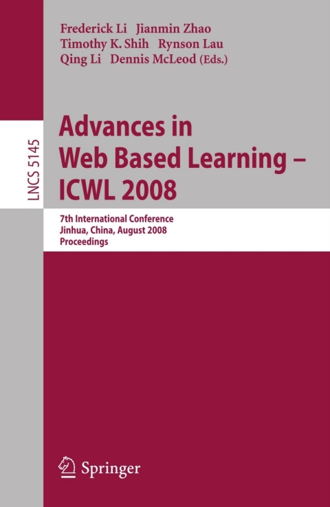 Cover image for book Advances in Web Based Learning - ICWL 2008