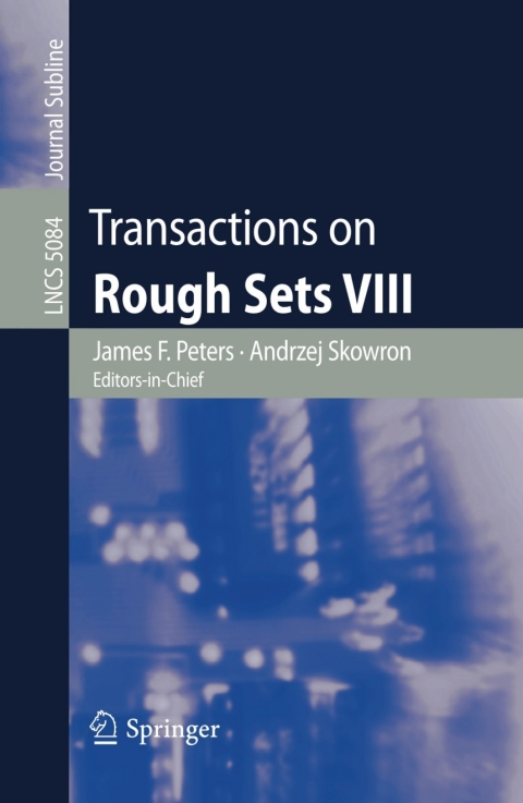 Cover image for book Transactions on Rough Sets VIII