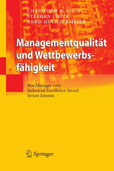 Cover image for book Managementqualität und Wettbewerbsfähigkeit