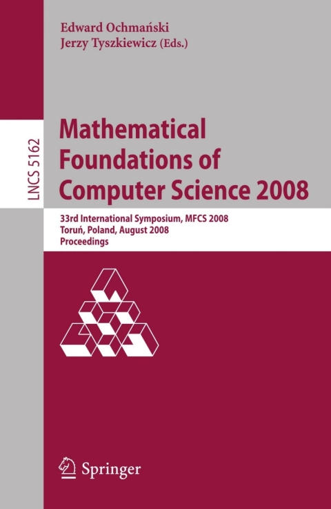 Cover image for book Mathematical Foundations of Computer Science 2008