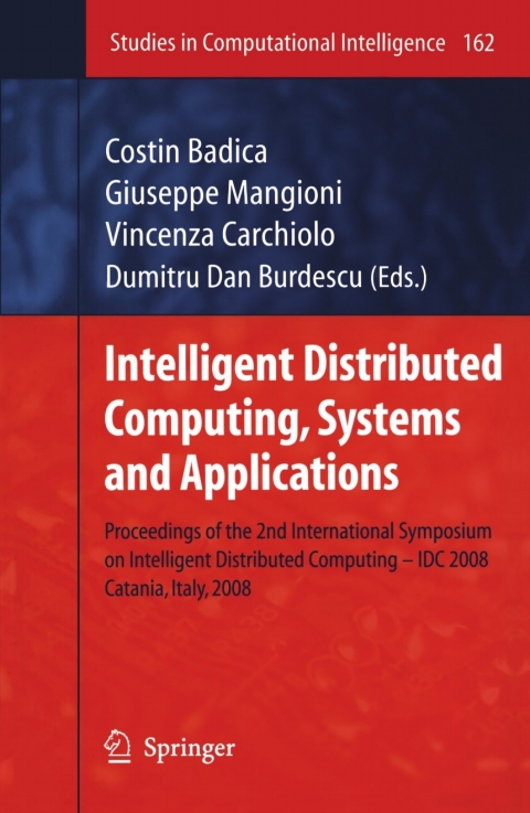 Cover image for book Intelligent Distributed Computing, Systems and Applications