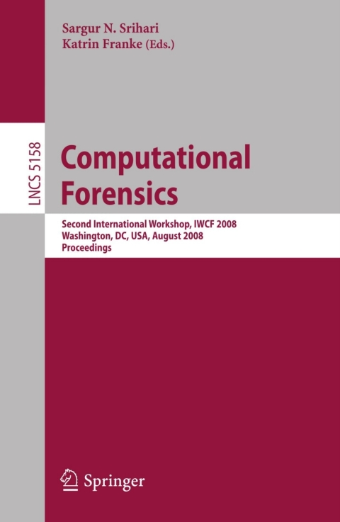 Cover image for book Computational Forensics