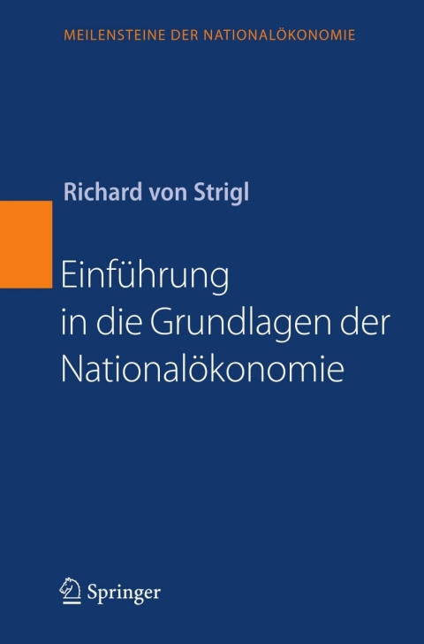Cover image for book Einführung in die Grundlagen der Nationalökonomie