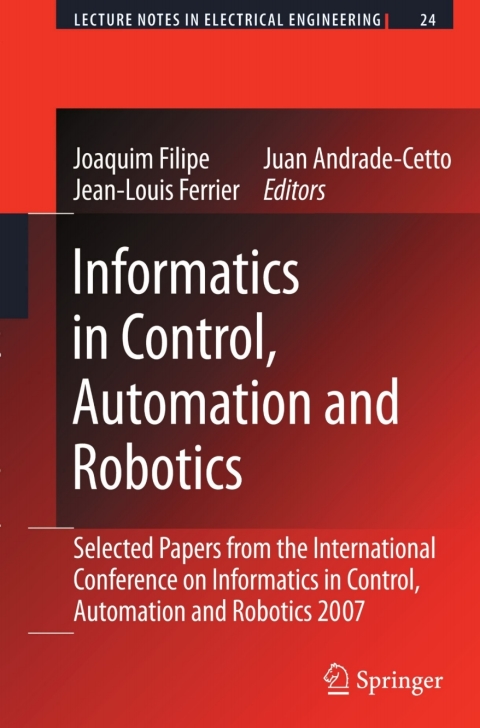 Cover image for book Informatics in Control, Automation and Robotics