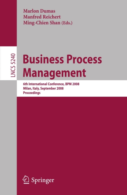 Cover image for book Business Process Management