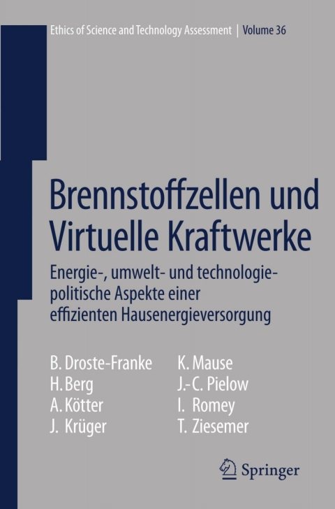 Cover image for book Brennstoffzellen und Virtuelle Kraftwerke