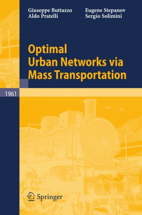 Cover image for book Optimal Urban Networks via Mass Transportation